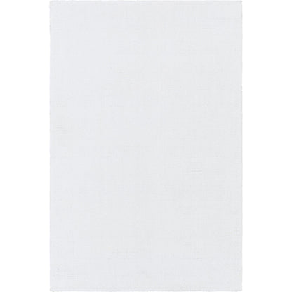 Wilkinson Rug by Livabliss in white. Made from face: 100% polyester, warp: 100% cotton in a coastal style.