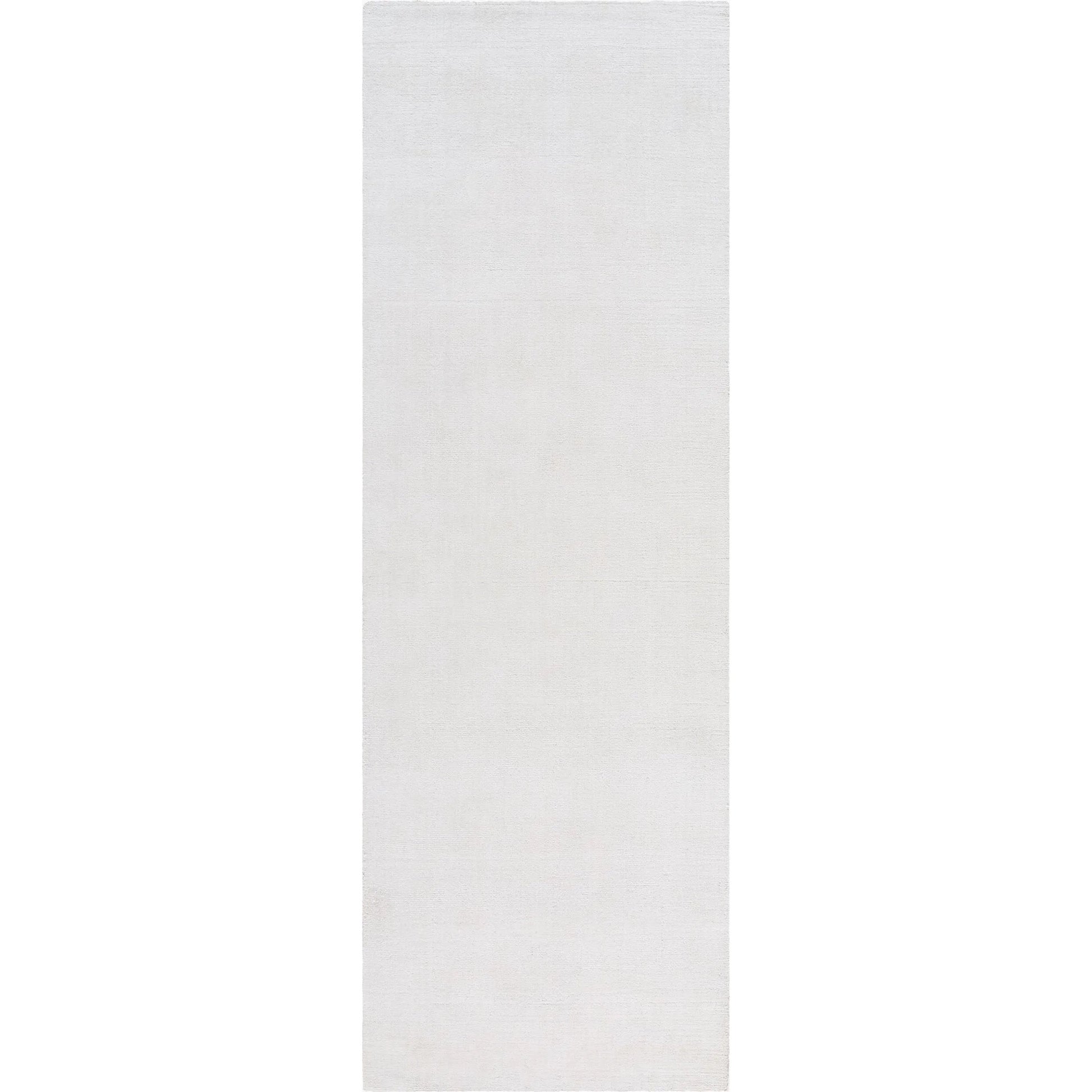 Wilkinson Rug by Livabliss in white. Made from face: 100% polyester, warp: 100% cotton in a coastal style.