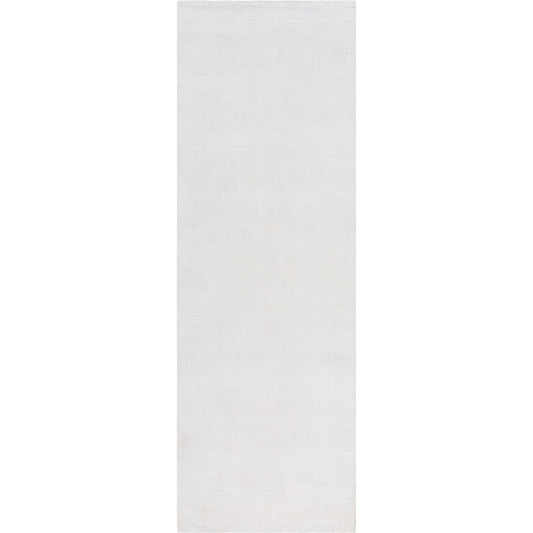 Wilkinson Rug by Livabliss in white. Made from face: 100% polyester, warp: 100% cotton in a coastal style.