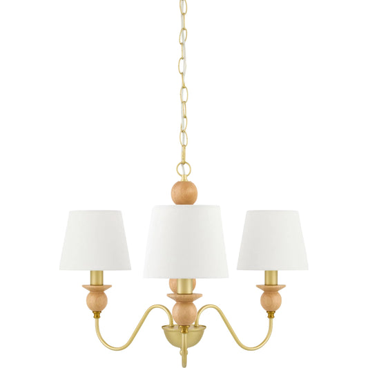 Wiluna Chandelier by Livabliss in hand painted. Made from rubber wood, linen, polyester in a unique style.