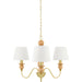 Wiluna Chandelier by Livabliss in hand painted. Made from rubber wood, linen, polyester in a unique style.