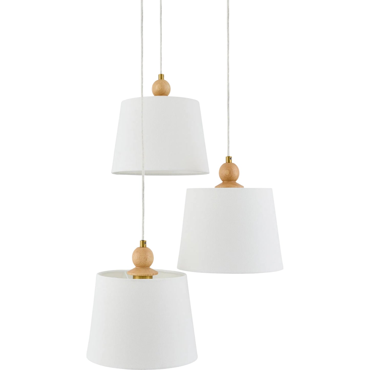 002 SI-2528763 | Primary Silo | Wiluna Chandelier by Livabliss in hand painted. Made from rubber wood, linen, polyester in a unique style.