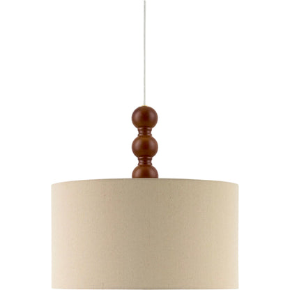 Wiluna Pendant by Livabliss in hand painted. Made from rubber wood, linen, polyester in a unique style.