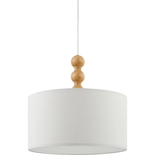 Wiluna Pendant by Livabliss in hand painted. Made from rubber wood, linen, polyester in a unique style.