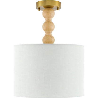 Wiluna Pendant by Livabliss in hand painted. Made from rubber wood, linen, polyester in a unique style.