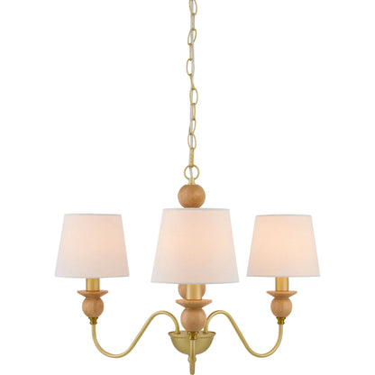Wiluna Chandelier by Livabliss in hand painted. Made from rubber wood, linen, polyester in a unique style.