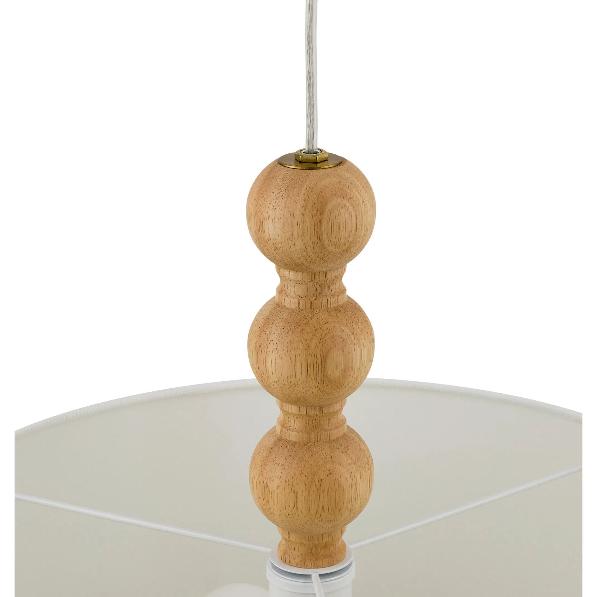 Wiluna Pendant by Livabliss in hand painted. Made from rubber wood, linen, polyester in a unique style.
