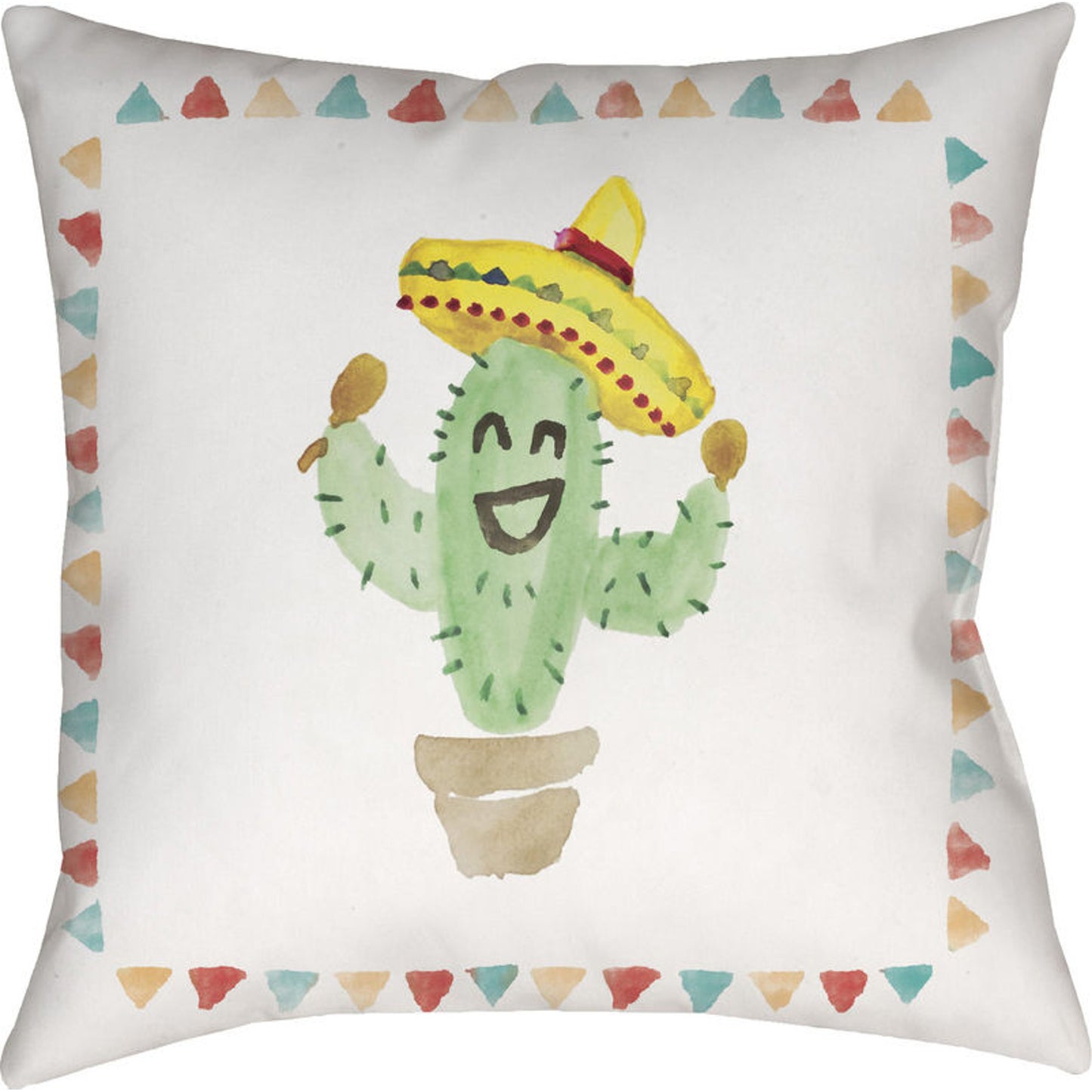 001 S-230742,S-230743 | Primary Silo | Cactus Pillow - 17676 by Livabliss in multicolored. Made from front: 100% polyester, back: 100% polyester in a modern style.