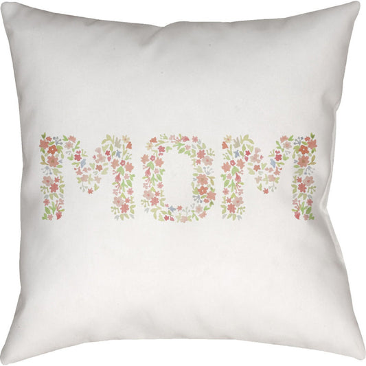 Mom Pillow - 10074 by Livabliss. Made from front: 100% polyester, back: 100% polyester in a traditional style.