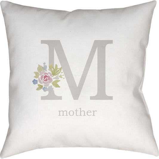 Mother Pillow - 14832 by Livabliss. Made from front: 100% polyester, back: 100% polyester in a traditional style.