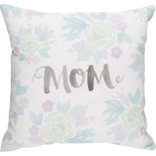 Mom II Pillow - 16588 by Livabliss. Made from front: 100% polyester, back: 100% polyester in a traditional style.