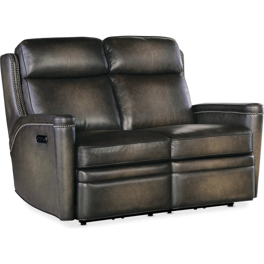 Hamilton Power Loveseat with Power Headrest by Hooker Furniture. Made from unique in a traditional style.