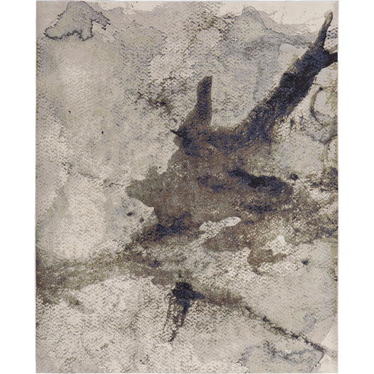 Clio Rug - 39LVF by Feizy in taupe, brown, black. Made from polypropylene, polyester in a unique style.