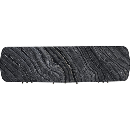 Cabochon Dresser by Caracole in piano black. Made from resin in a modern style.