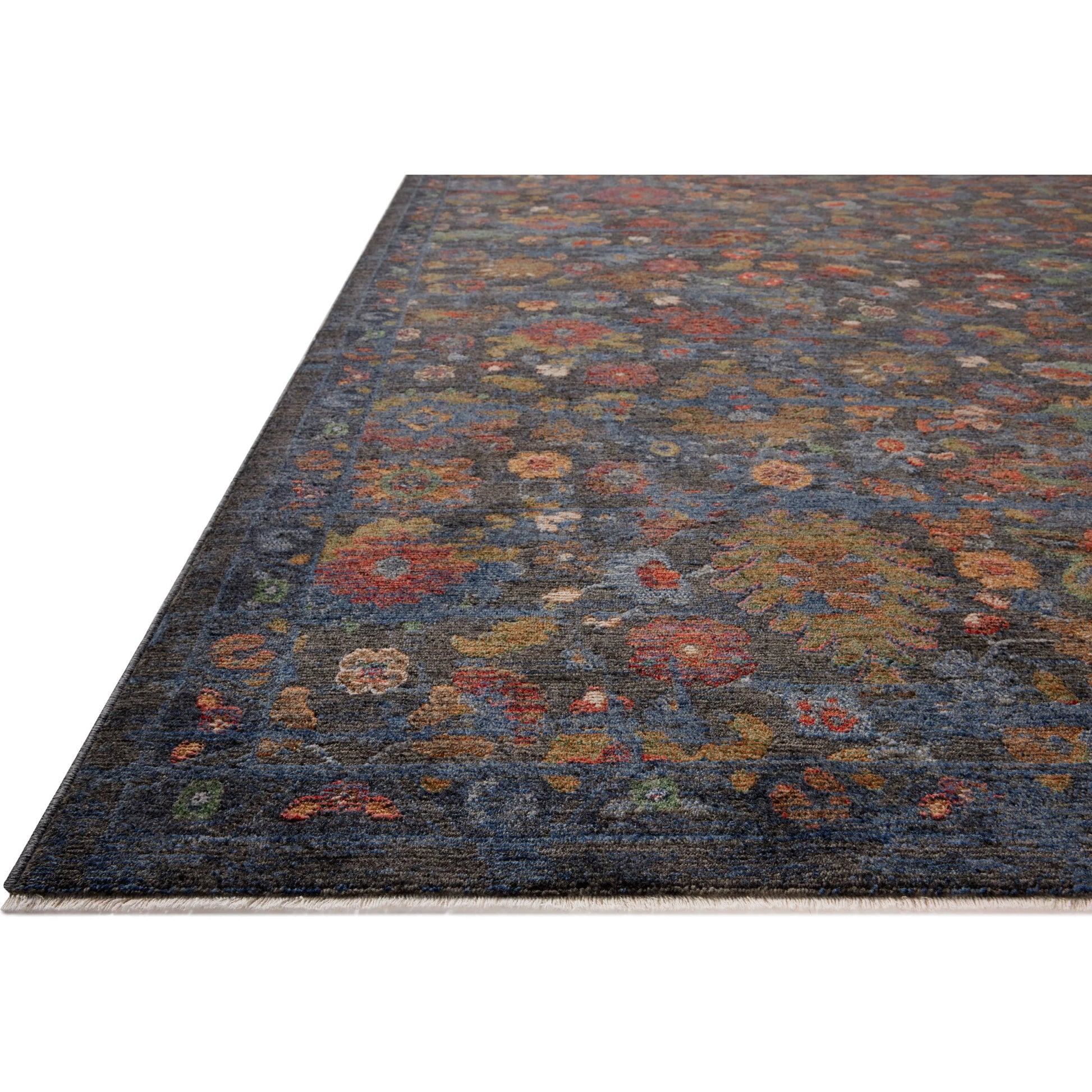 Winchester WNC-03 Rug by Loloi in sapphire, multi. Made from 100% polyester in a unique style.