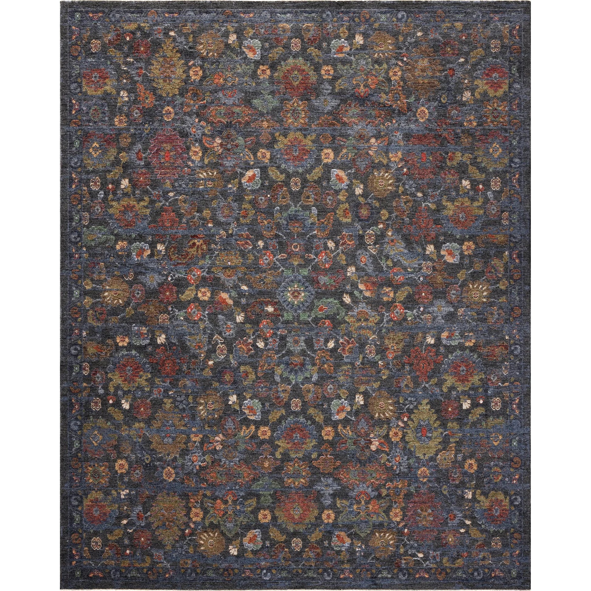 Winchester WNC-03 Rug by Loloi in sapphire, multi. Made from 100% polyester in a 