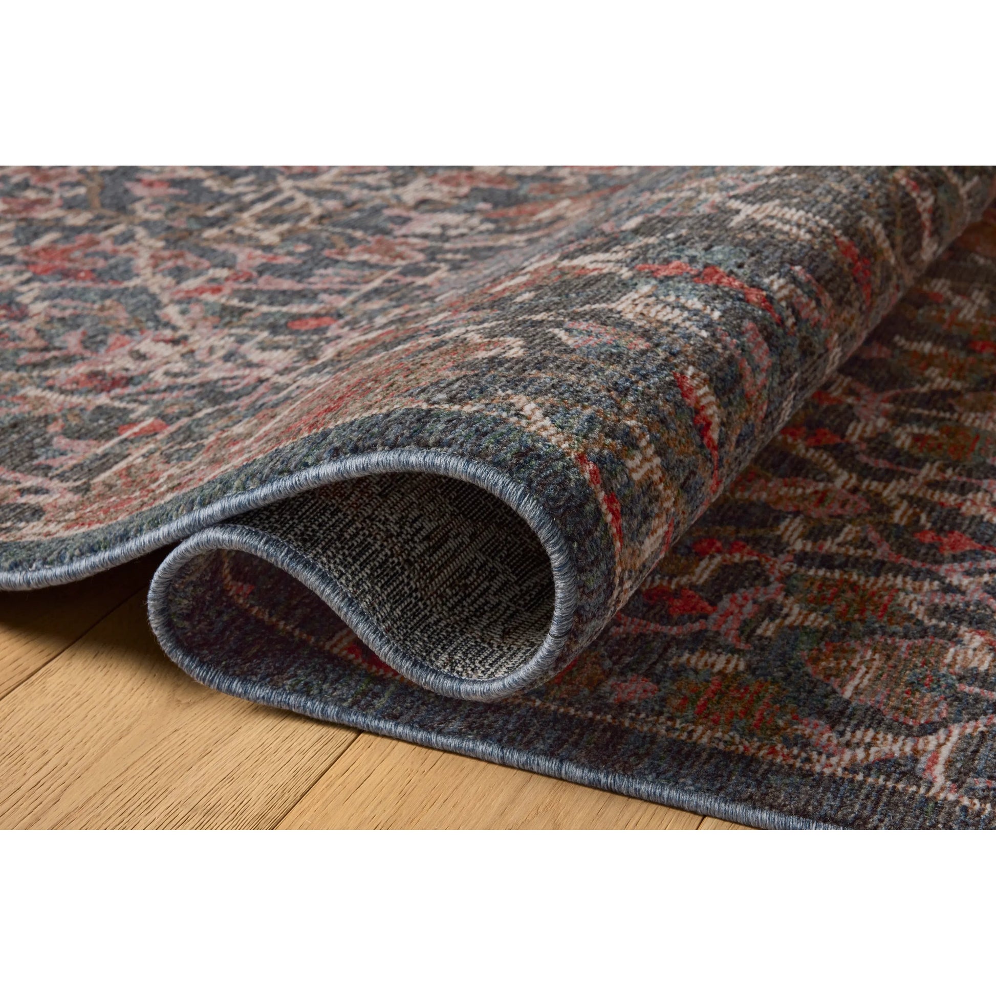 Winchester WNC-06 Rug by Loloi in denim, sunset. Made from 100% polyester in a unique style.