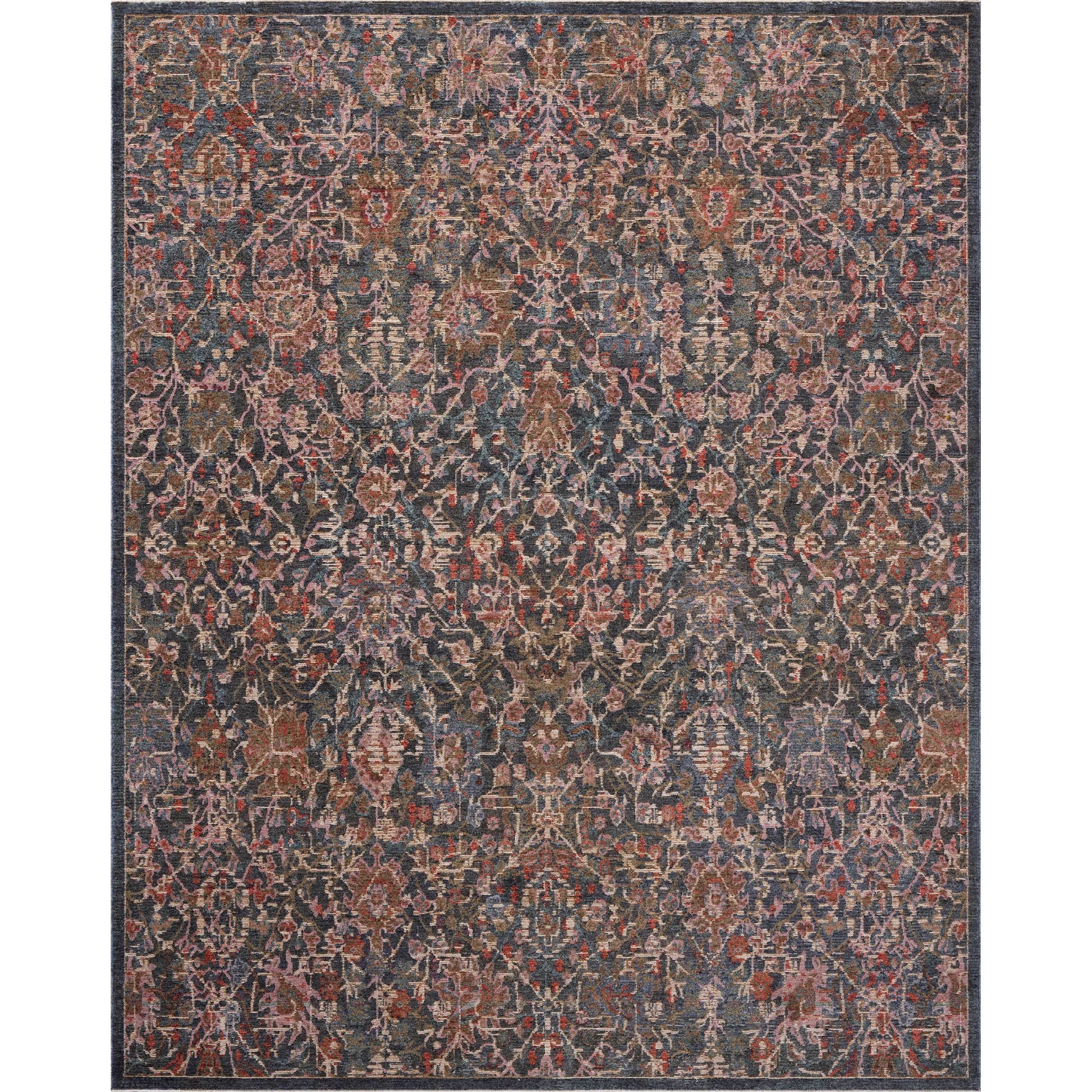 Winchester WNC-06 Rug by Loloi in denim, sunset. Made from 100% polyester in a un