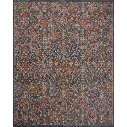 Winchester WNC-06 Rug by Loloi in denim, sunset. Made from 100% polyester in a un