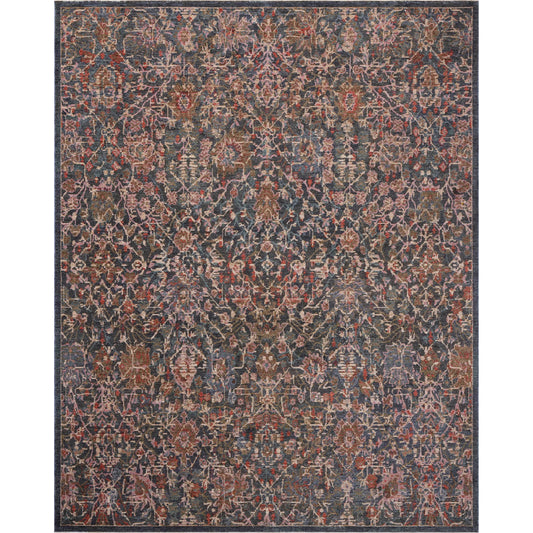 Winchester WNC-06 Rug by Loloi in denim, sunset. Made from 100% polyester in a un