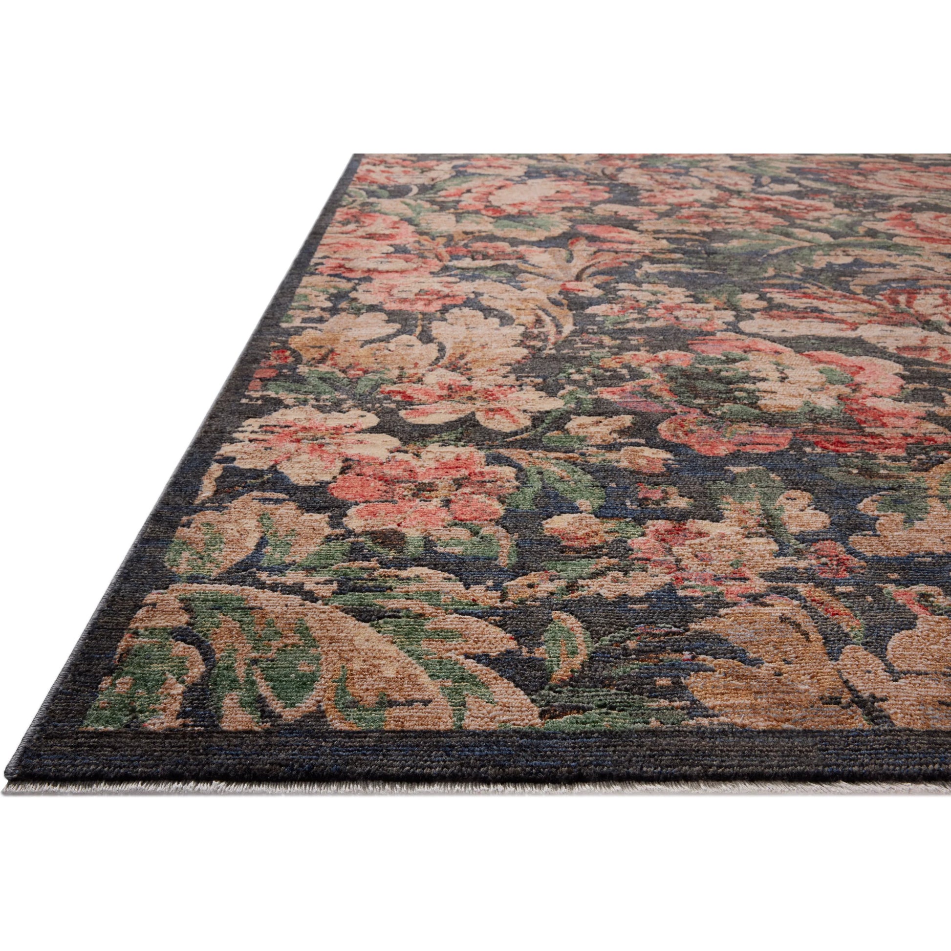 Winchester WNC-07 Rug by Loloi in midnight, blush. Made from 100% polyester in a uniqu