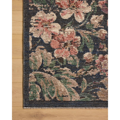 Winchester WNC-07 Rug by Loloi in midnight, blush. Made from 100% polyester in a uniqu