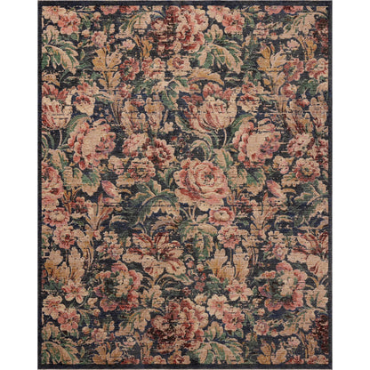 Winchester WNC-07 Rug by Loloi in midnight, blush. Made from 100% polyester in a 