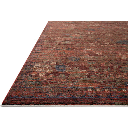Winchester WNC-08 Rug by Loloi in ruby, mushroom. Made from 100% polyester in a unique