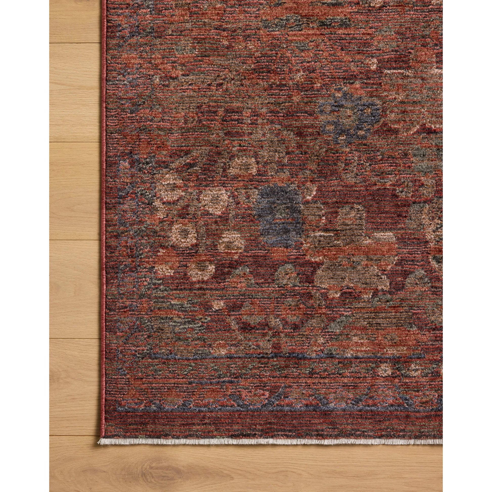 Winchester WNC-08 Rug by Loloi in ruby, mushroom. Made from 100% polyester in a unique