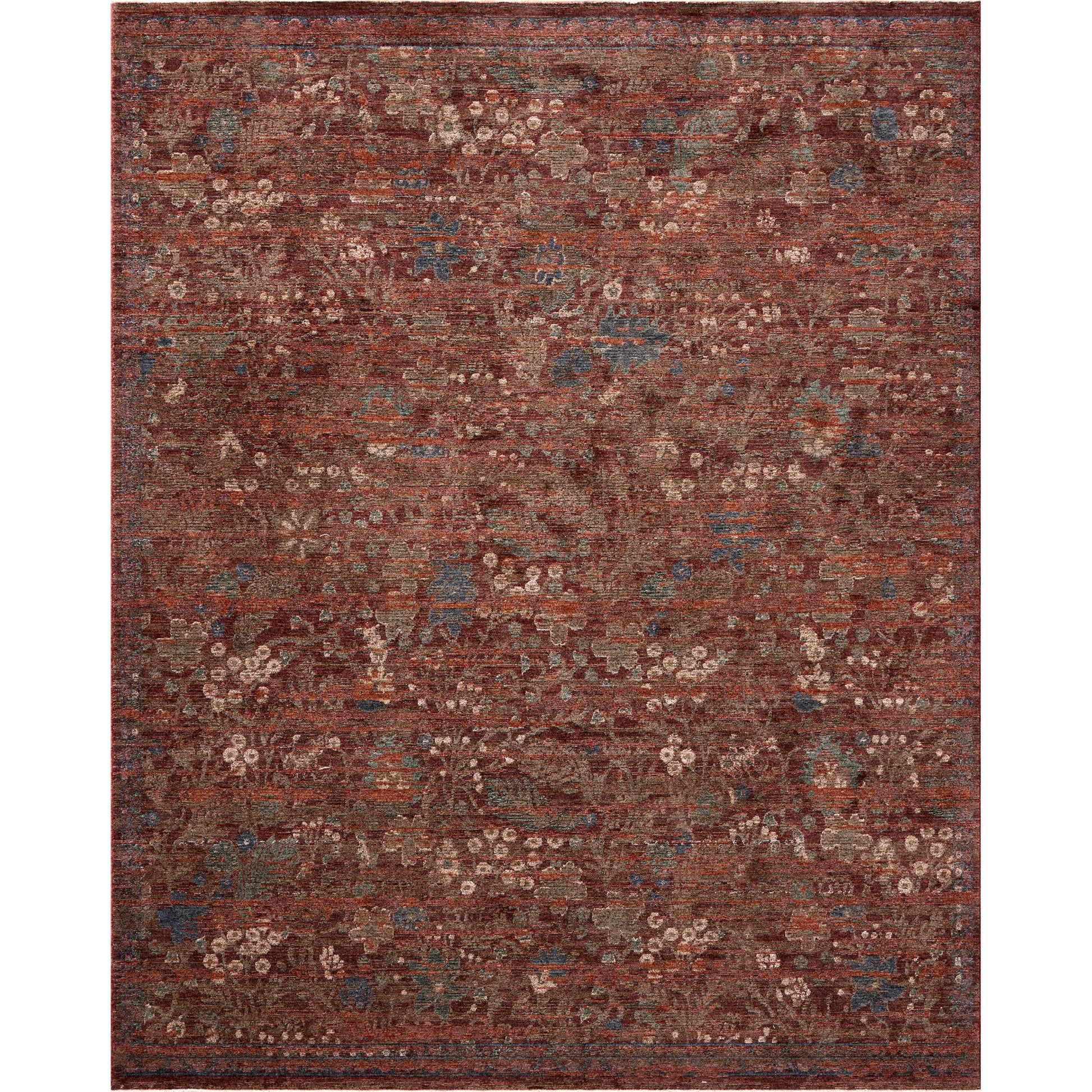 Winchester WNC-08 Rug by Loloi in ruby, mushroom. Made from 100% polyester in a u