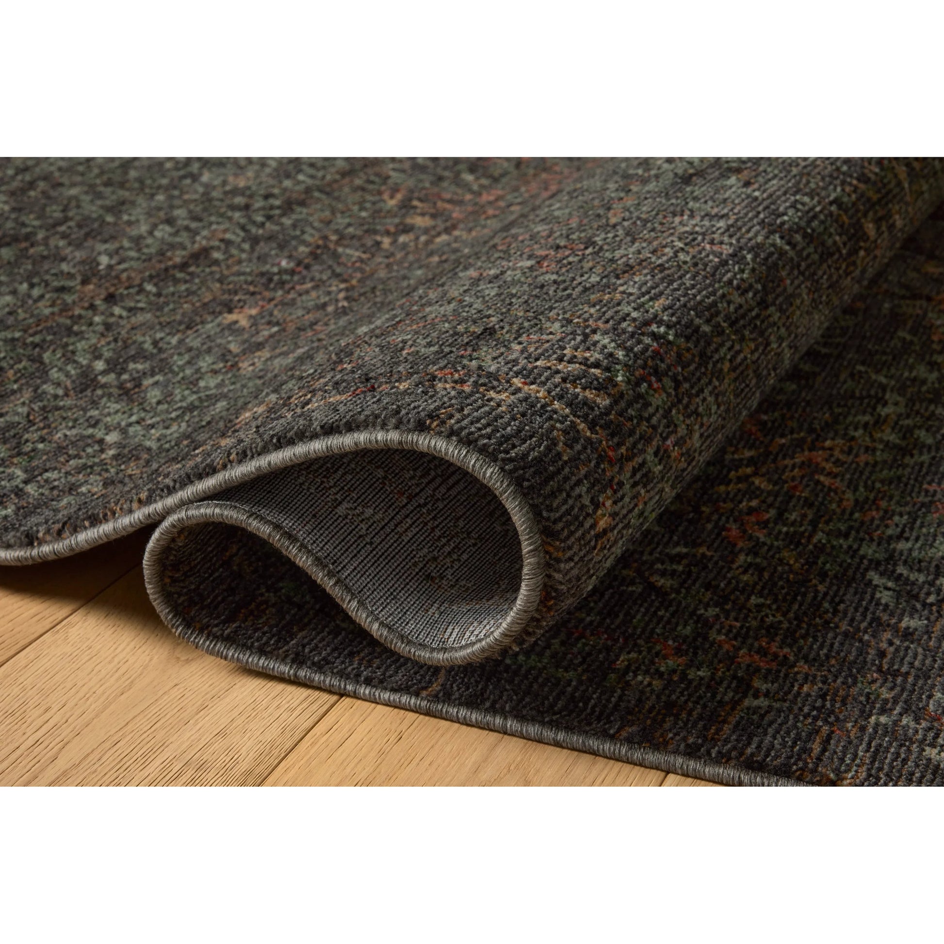 Winchester WNC-12 Rug by Loloi in ink, forest. Made from 100% polyester in a unique st