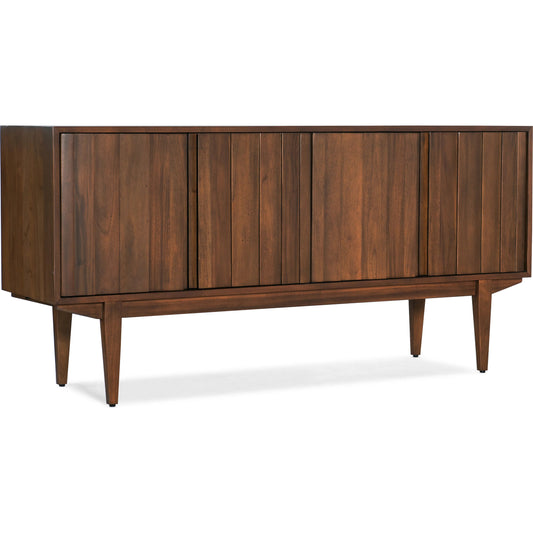 Orson Sideboard by Hooker Furniture in dark mahogany. Made from unique in a unique style.