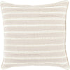 Taupe, Ivory / Down Feather / 20" x 20"