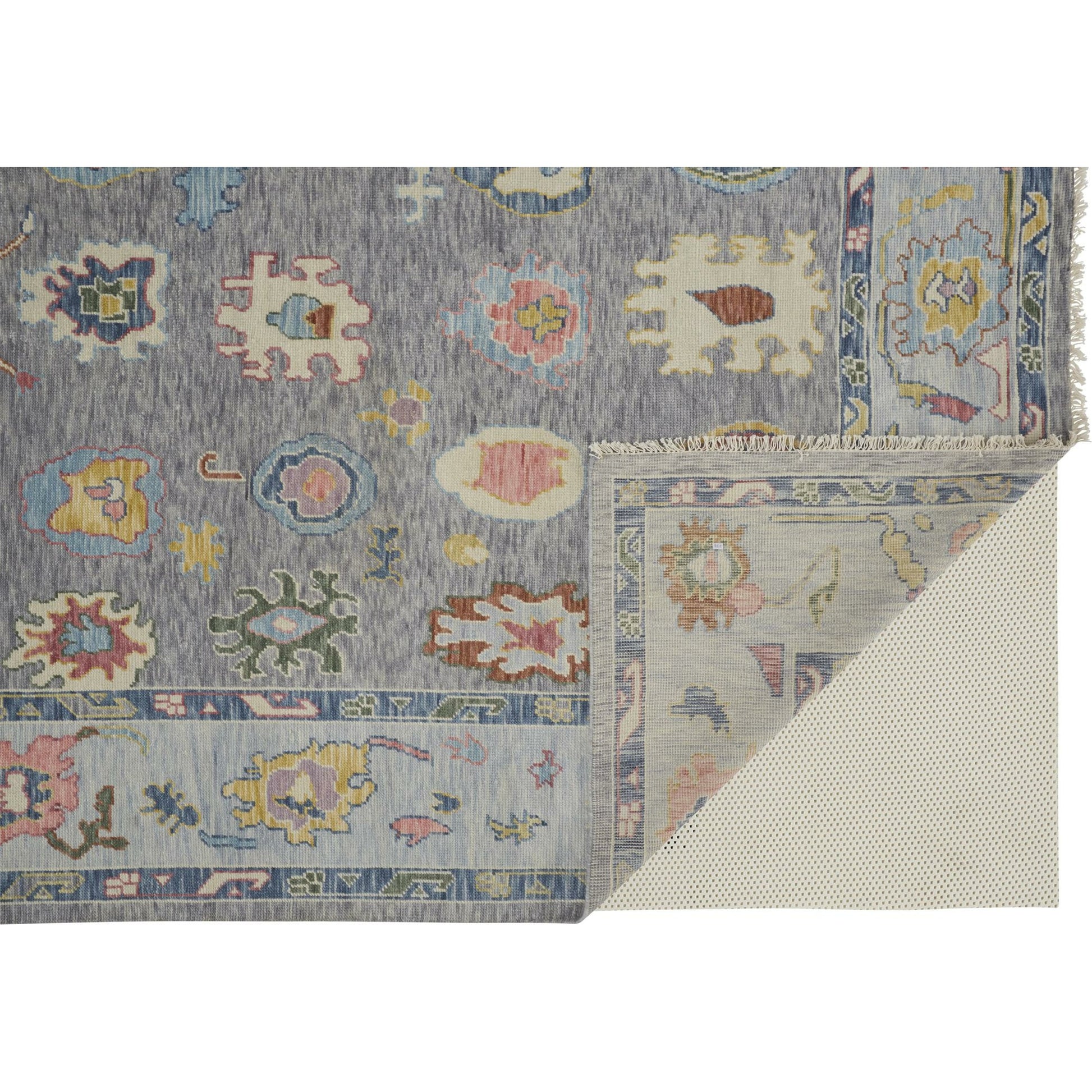 Karina Traditional Persian Rug - 6792F by Feizy in blue, gray, red. Made from wool in a unique style.