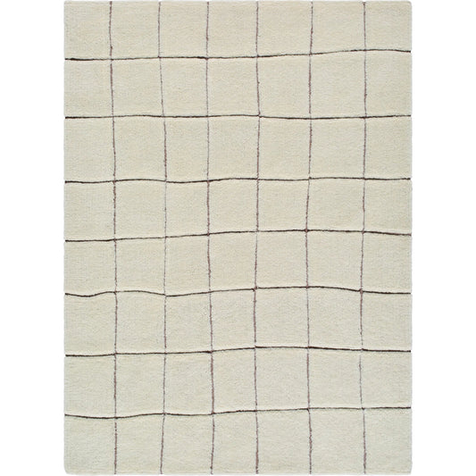 Wooly 535229 Rug by Livabliss in ivory, charcoal. Made from wool, cotton, nylon in a unique style.