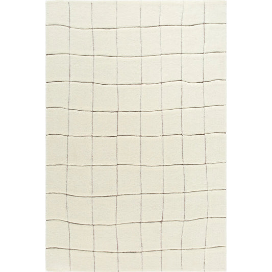Wooly 535229 Rug by Livabliss in ivory, charcoal. Made from wool, cotton, nylon in a unique style.