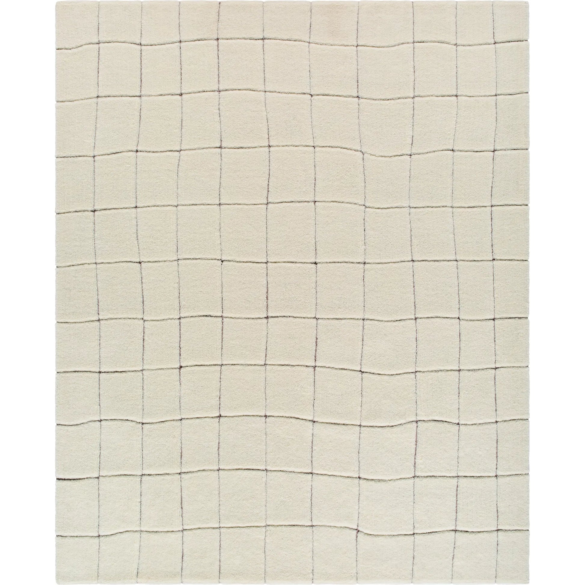 Wooly WOL-2301 Rug by Livabliss in ivory, charcoal. Made from wool, cotton, nylon in a unique style.