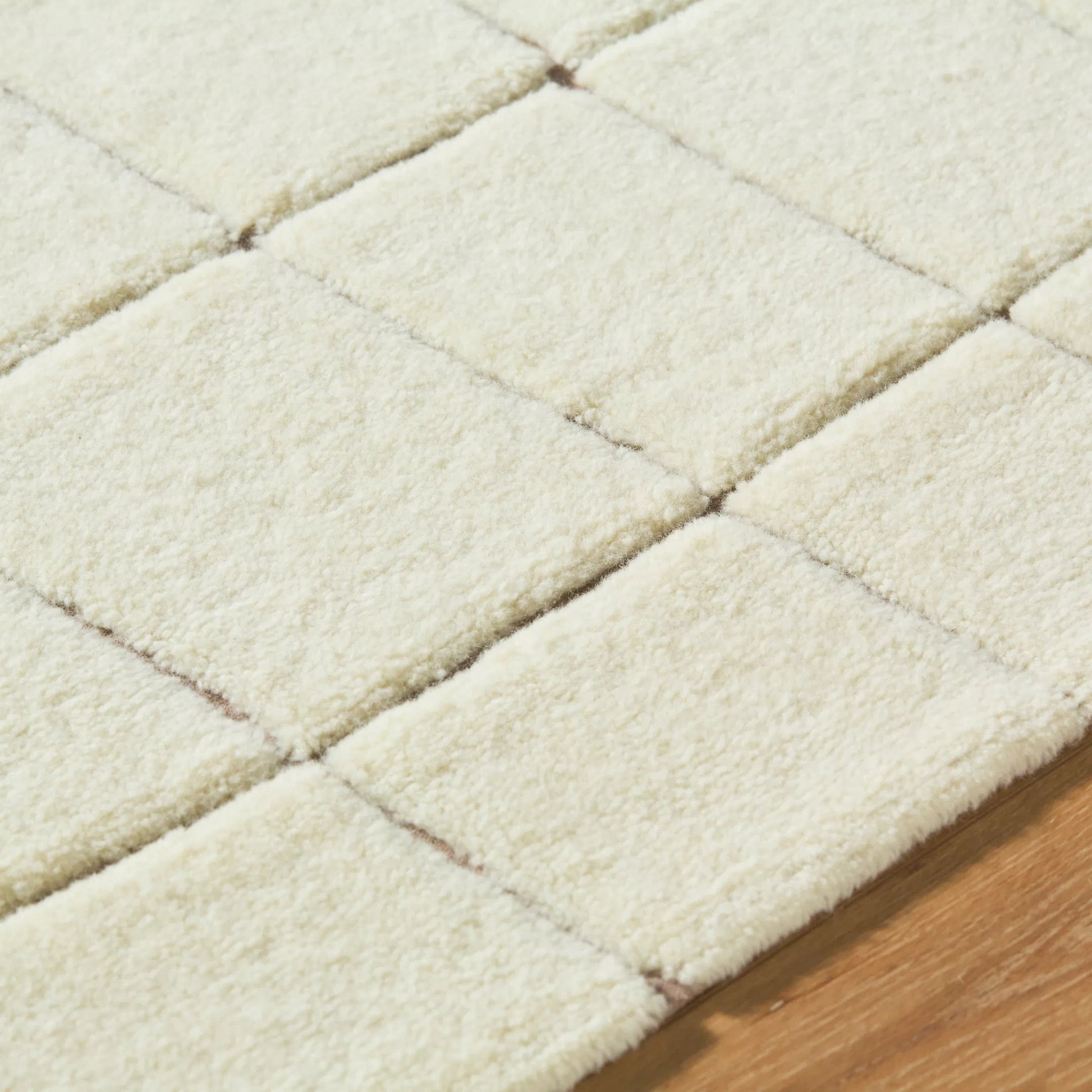 Wooly WOL-2301 Rug by Livabliss in ivory, charcoal. Made from wool, cotton, nylon in a unique style.