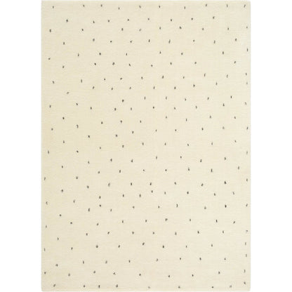 Wooly WOL-2303 Rug by Livabliss in ivory, charcoal. Made from wool, cotton, nylon in a unique style.