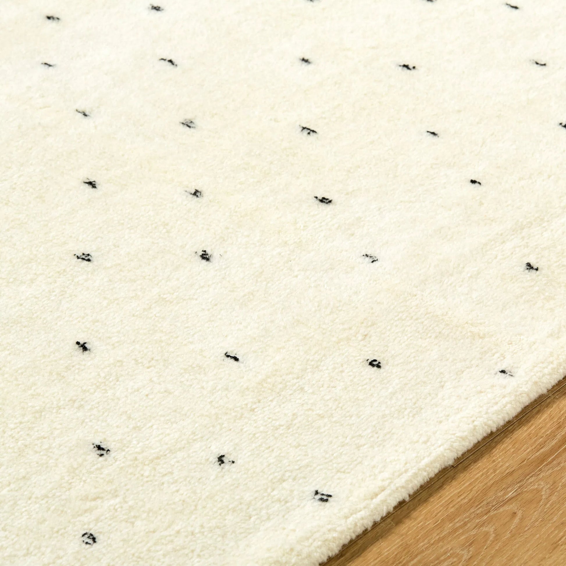 Wooly WOL-2303 Rug by Livabliss in ivory, charcoal. Made from wool, cotton, nylon in a unique style.