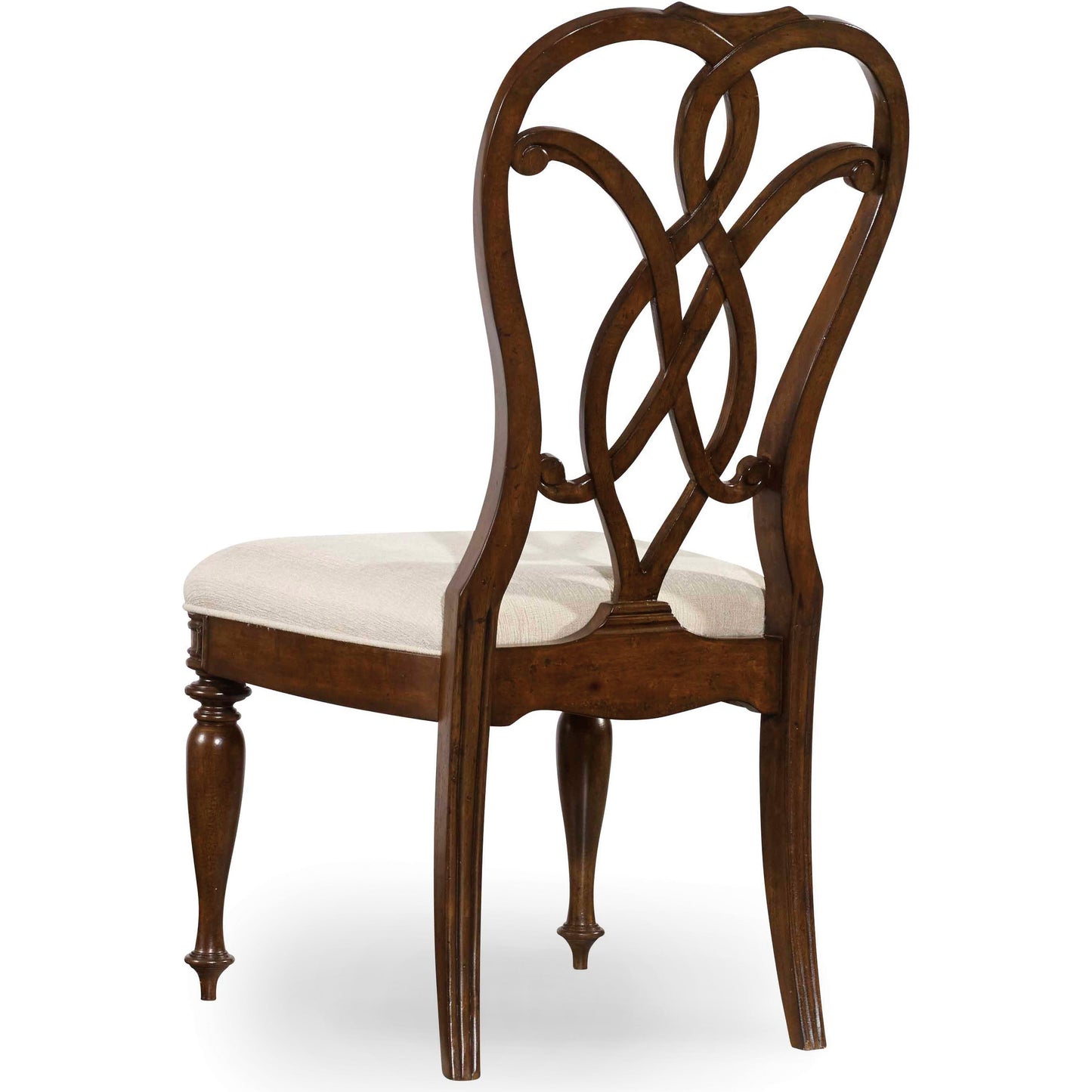 002 SI-1749119 | Additional Silo | Leesburg Splatback Side Chair (Set of 2) by Hooker Furniture in mahogany, alabaster. Made from fabric in a traditional style.