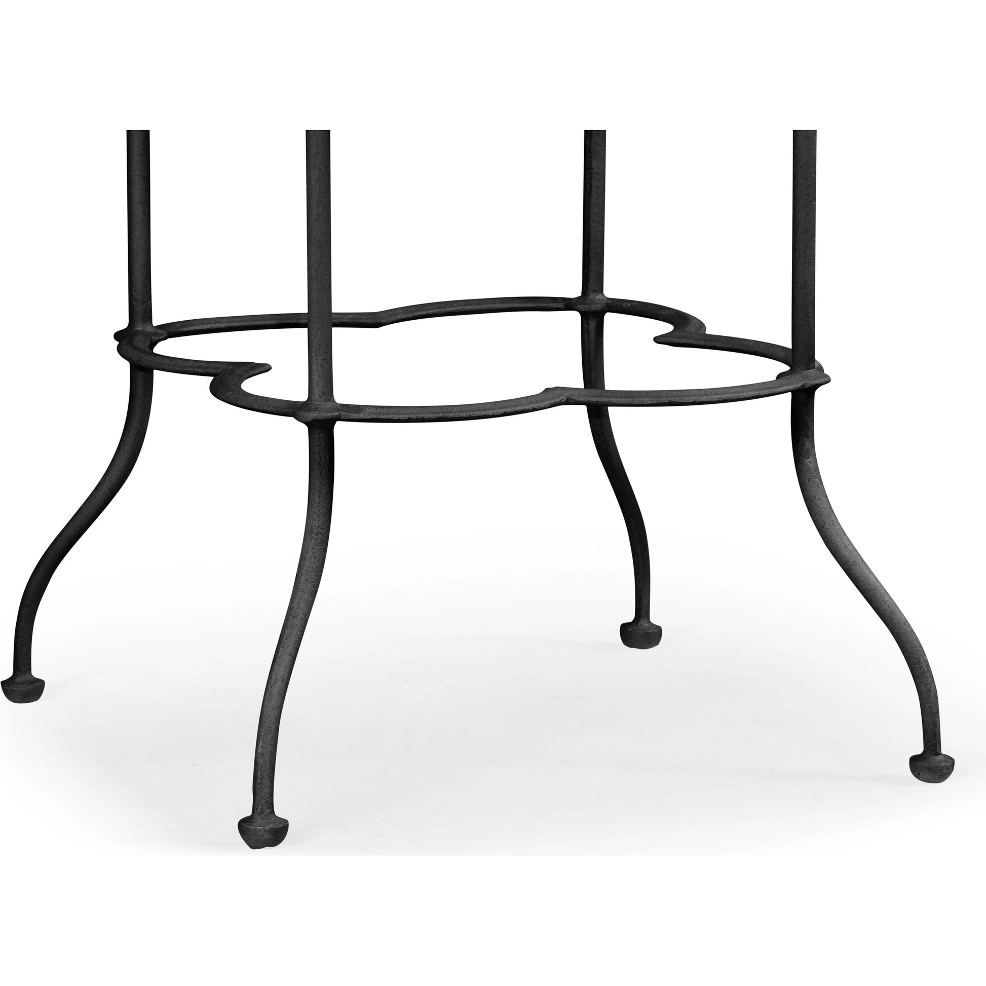 Casual Accents End Table by Jonathan Charles in brown and light brown chestnut. Made from iron in a rustic style.