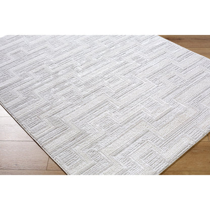 Wolly WOY-2301 Rug by Livabliss in ivory, white, light gray, cream. Made from polypropylene, polyester in a unique style.