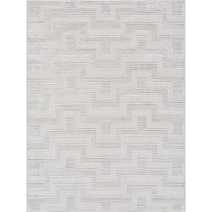 Wolly WOY-2301 Rug by Livabliss in ivory, white, light gray, cream. Made from polypropylene, polyester in a unique style.