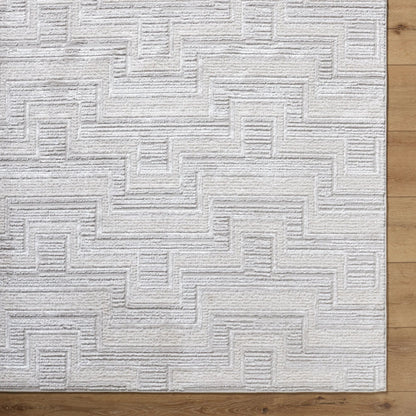 Wolly WOY-2301 Rug by Livabliss in ivory, white, light gray, cream. Made from polypropylene, polyester in a unique style.