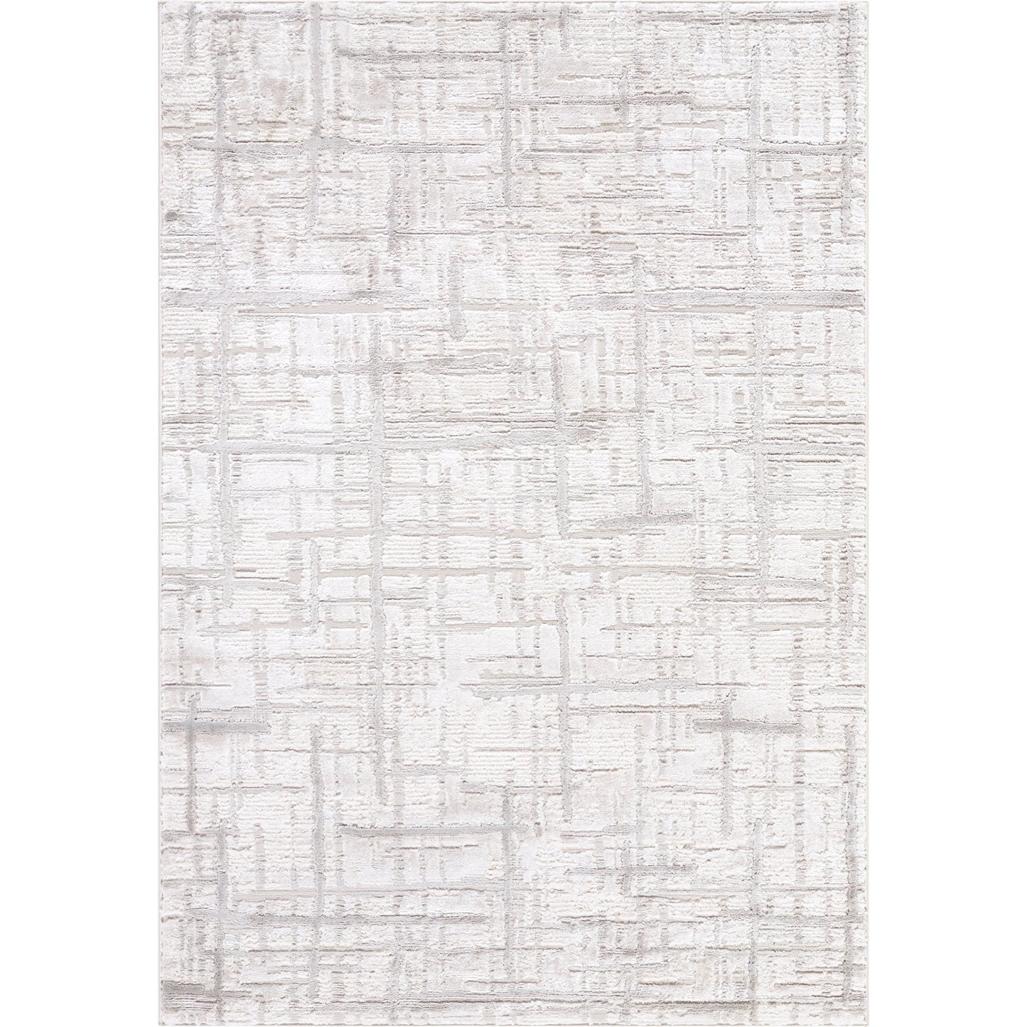000 SI-2168679,SI-2168680,SI-2245750 | Primary Silo | Wolly WOY-2303 Rug by Livabliss in ivory, medium gray, white, light gray, cream. Made from polypropylene, polyester in a unique style.