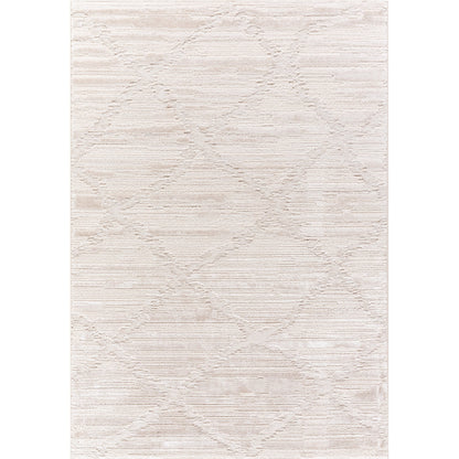 Wolly WOY-2308 Rug by Livabliss in ivory, white, light gray, cream. Made from polypropylene, polyester in a unique style.