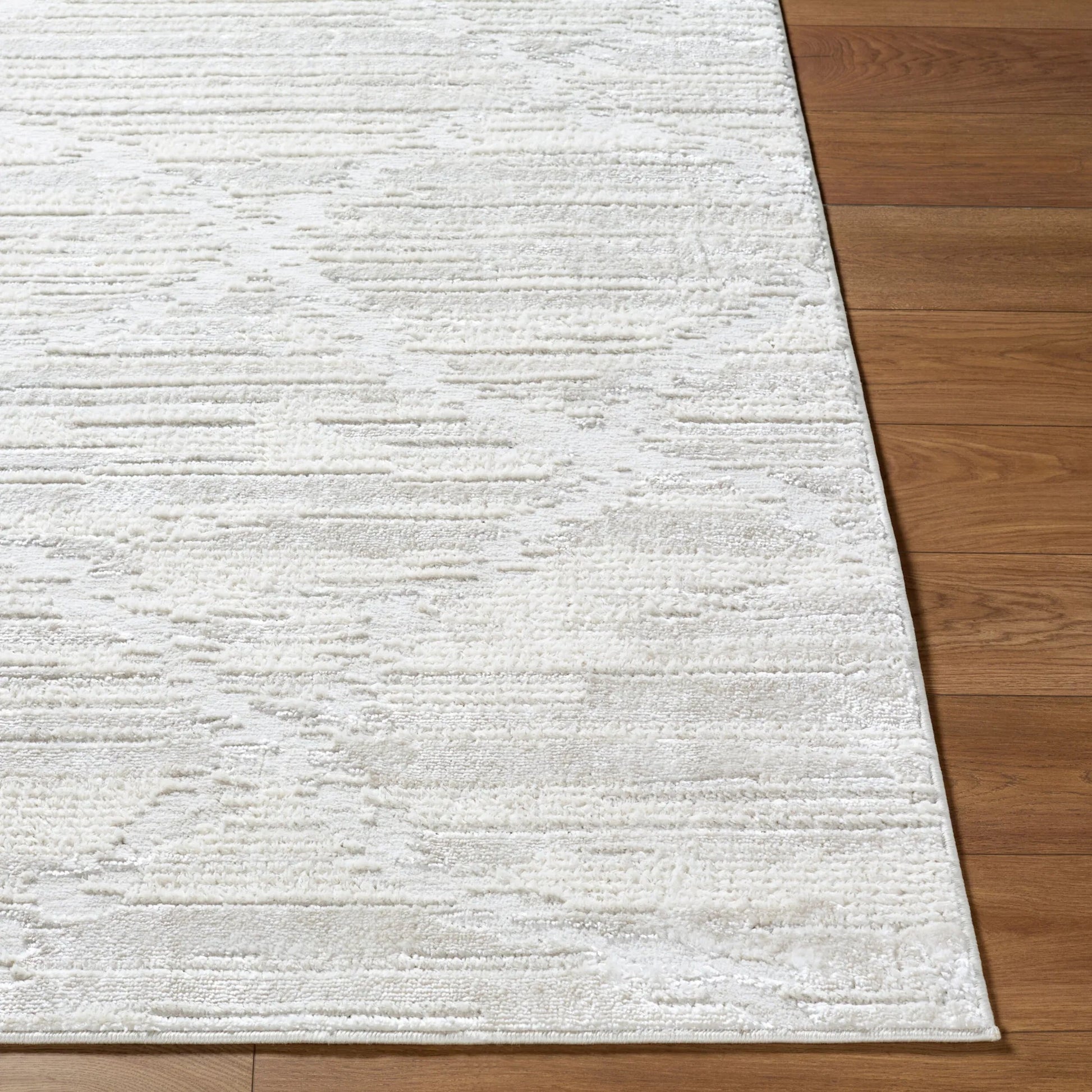 Wolly WOY-2308 Rug by Livabliss in ivory, white, light gray, cream. Made from polypropylene, polyester in a unique style.