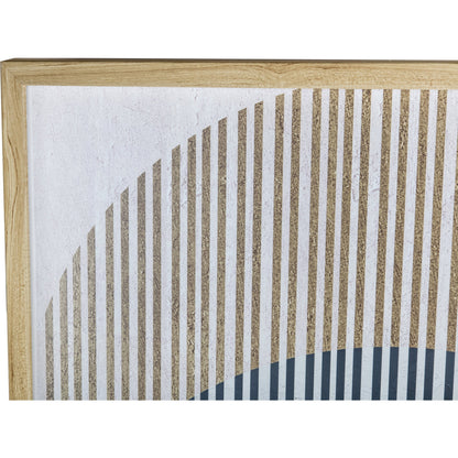 Delight Abstract Print by Moe's Home Collection in multicolor. Made from ink print on paper, glass, wood stretchers in a transitional style.