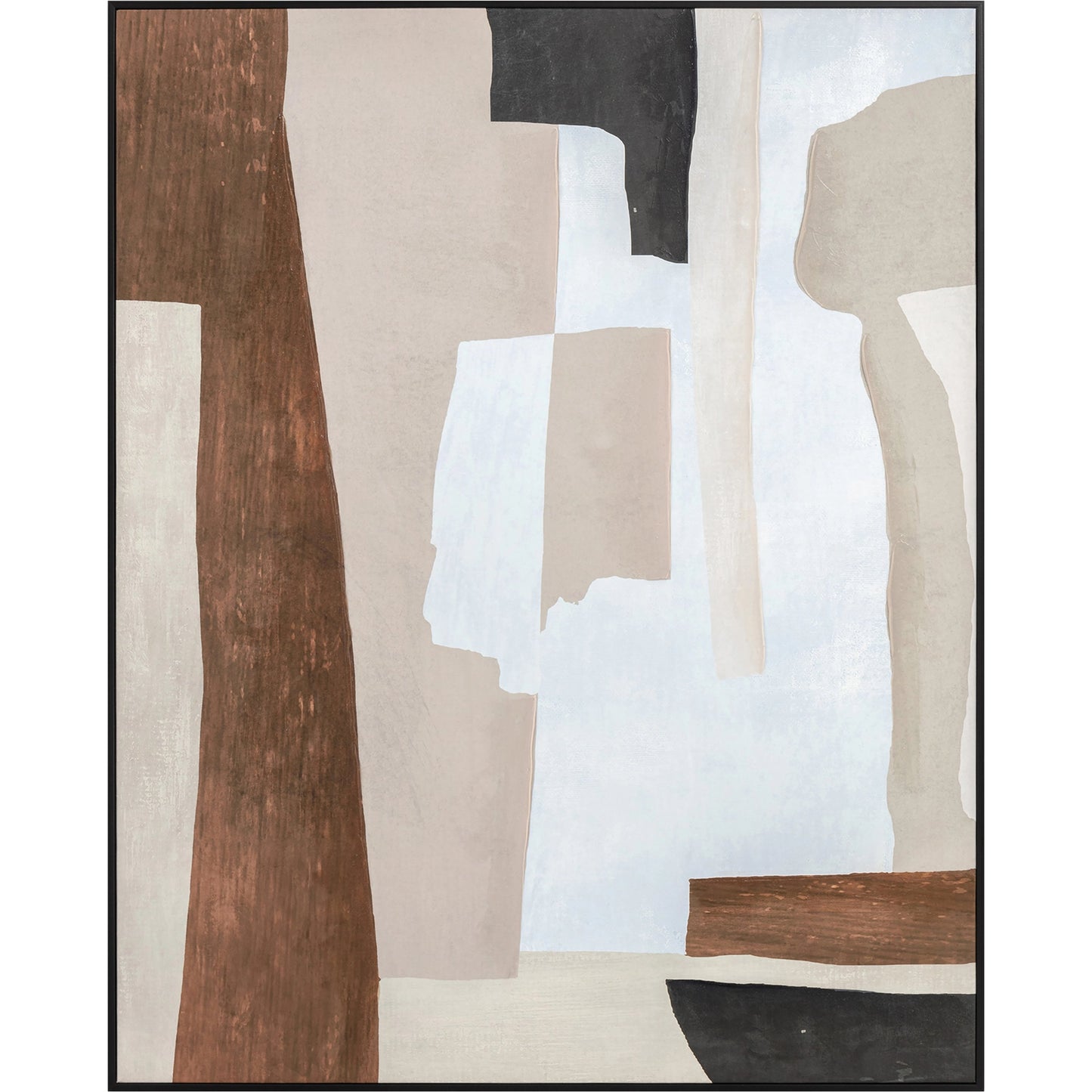 001 SI-1985222 | Primary Silo | Fina 1 Wall Decor by Moe's Home Collection. Made from ink print on canvas, black polystyrene frame, pine stretchers in a modern style.
